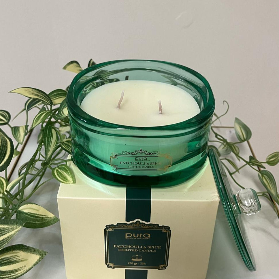Candela Profumata 250g – Patchouli & Spice