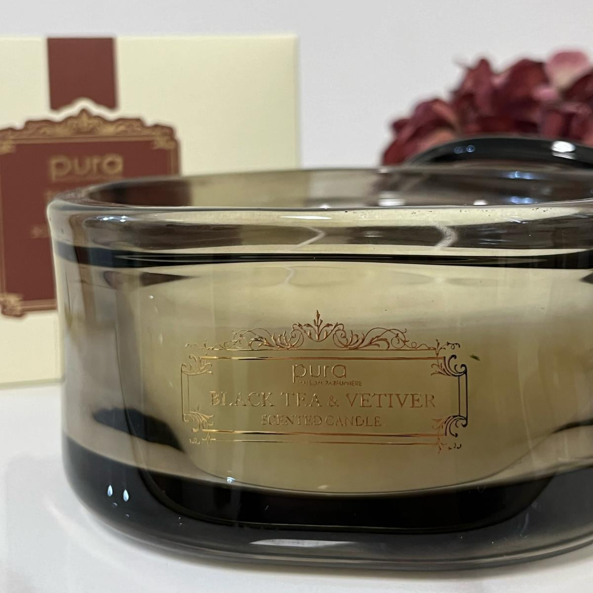 Candela Profumata 250g – Black Tea & Vetiver