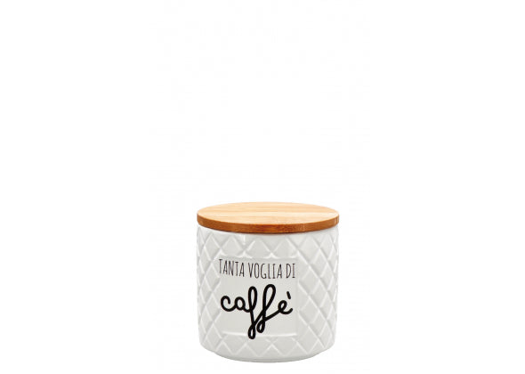 Tris Barattoli in Ceramica – Tè, Caffè, Zucchero