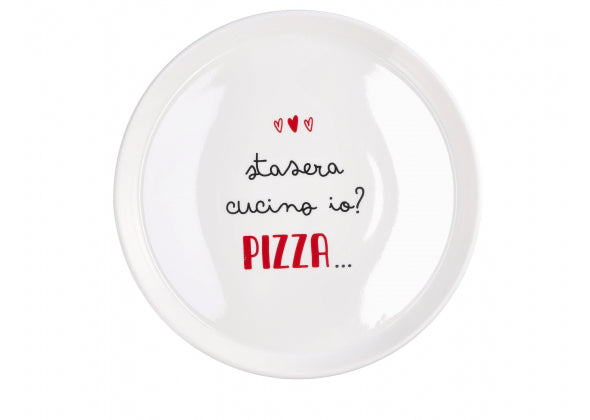 Piatto Pizza in Ceramica - Assortito 6 Decori