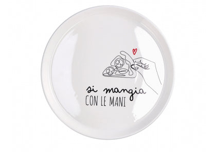 Piatto Pizza in Ceramica - Assortito 6 Decori