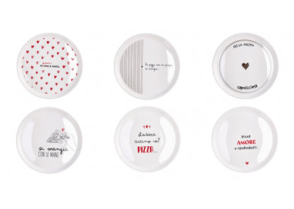 Piatto Pizza in Ceramica - Assortito 6 Decori