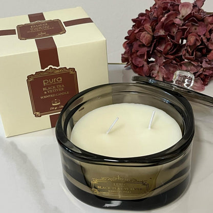 Candela Profumata 250g – Black Tea & Vetiver