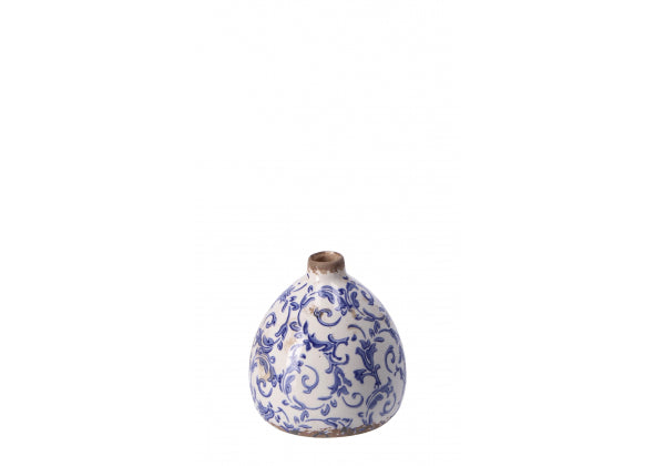 Vaso in ceramica Joey – Blu e Grigio