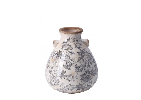 Vaso in ceramica Joey – Blu, Grigio